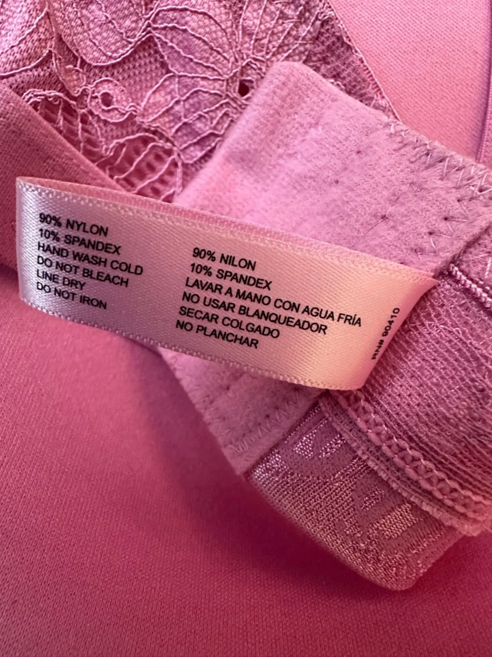 NWT Juicy Couture 38D Sexy T Shirt Bra Pink Lace Cashmere Rose